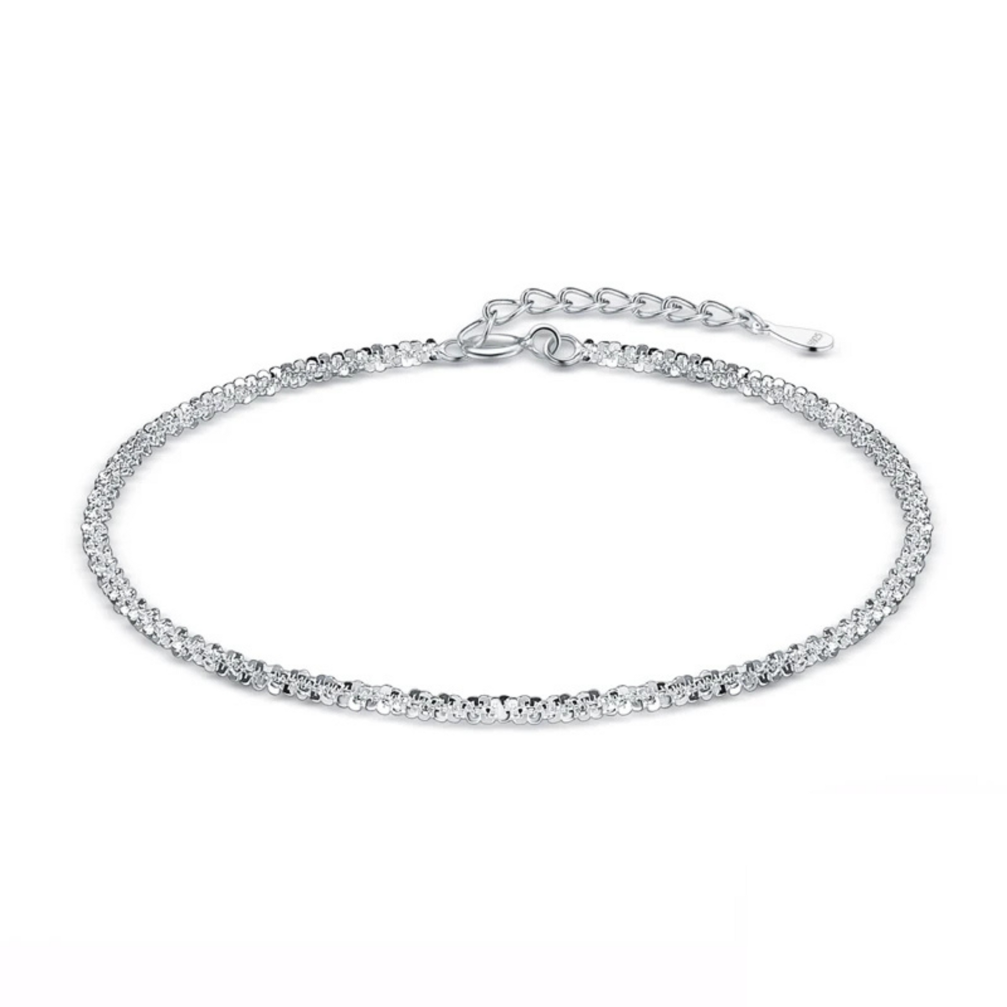 Elegant 925 Sterling Silver Simple Bracelet for Women – Exquisite and Timeless Design