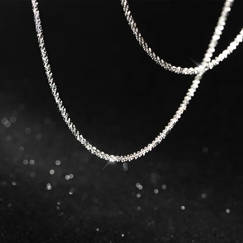 Elegant Dazzling 925 Silver Necklace for Women – New Luxury Accessory