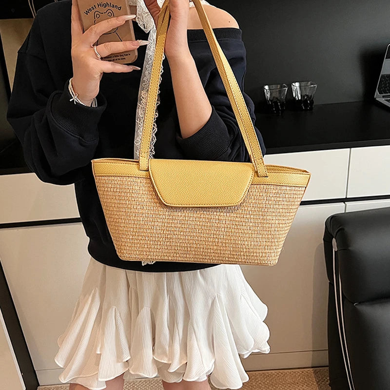 Designer Patchwork Shoulder Bag for Women – Stylish & Spacious
