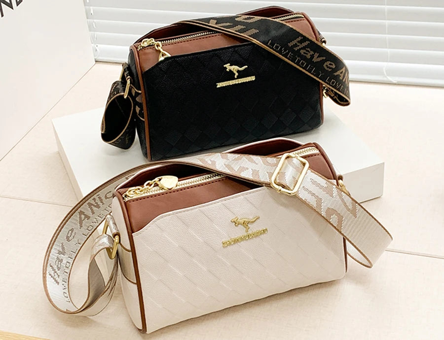 Elegant Checkered Crossbody Bag for Women – Designer-Inspired, High Quality Shoulder Purse