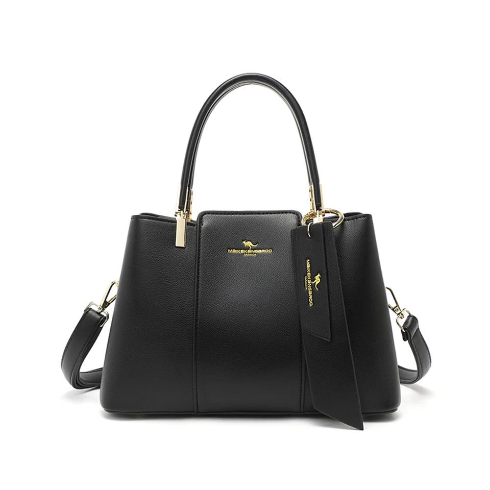 Designer Leather Handbag for Women – Spacious & Stylish Shoulder Bag