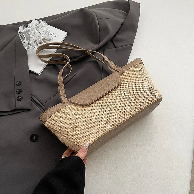 Designer Patchwork Shoulder Bag for Women – Stylish & Spacious