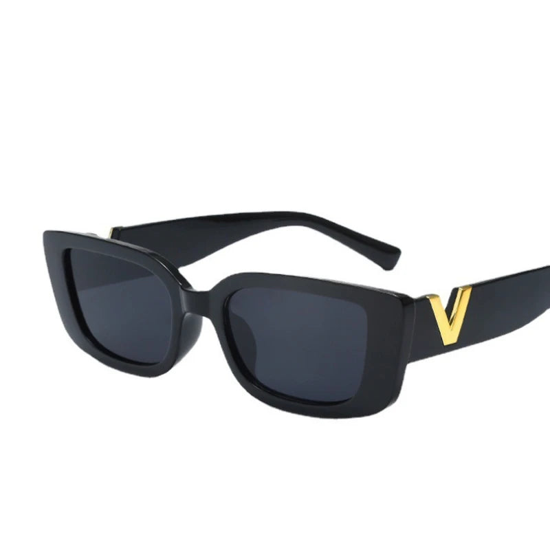 Retro Cool Small Frame Cat Eye Sunglasses for Women 2024 Luxury Sun Glasses Men Fashion Jelly Sunglasses with Metal Hinges
