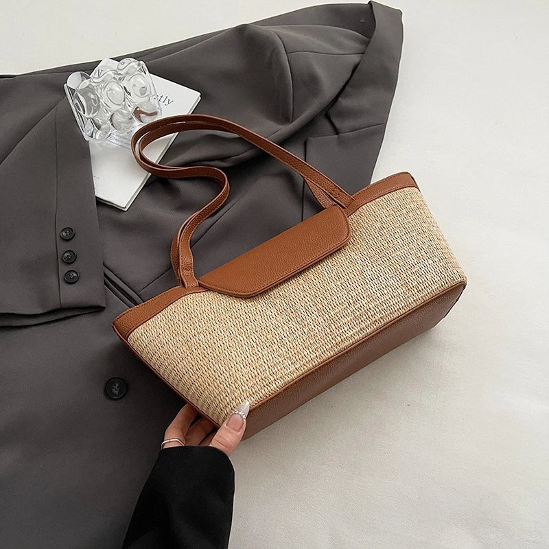 Designer Patchwork Shoulder Bag for Women – Stylish & Spacious