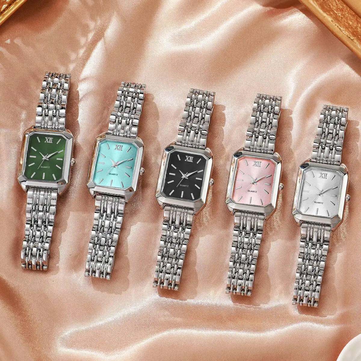 Luxury Stainless Steel Quartz Watch for Elegant Women