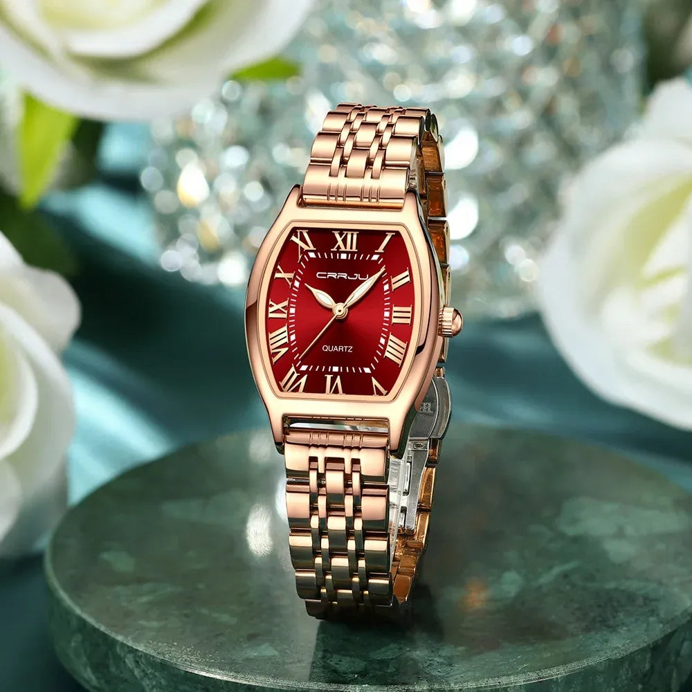 Ladies’ Square Steel Dress Watch – Sophisticated and Timeless
