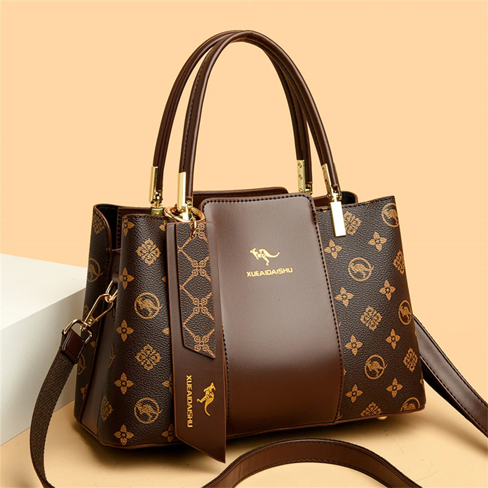 Designer Leather Handbag for Women – Spacious & Stylish Shoulder Bag