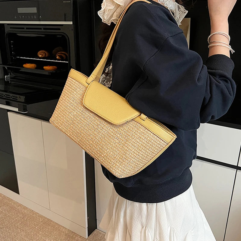 Designer Patchwork Shoulder Bag for Women – Stylish & Spacious