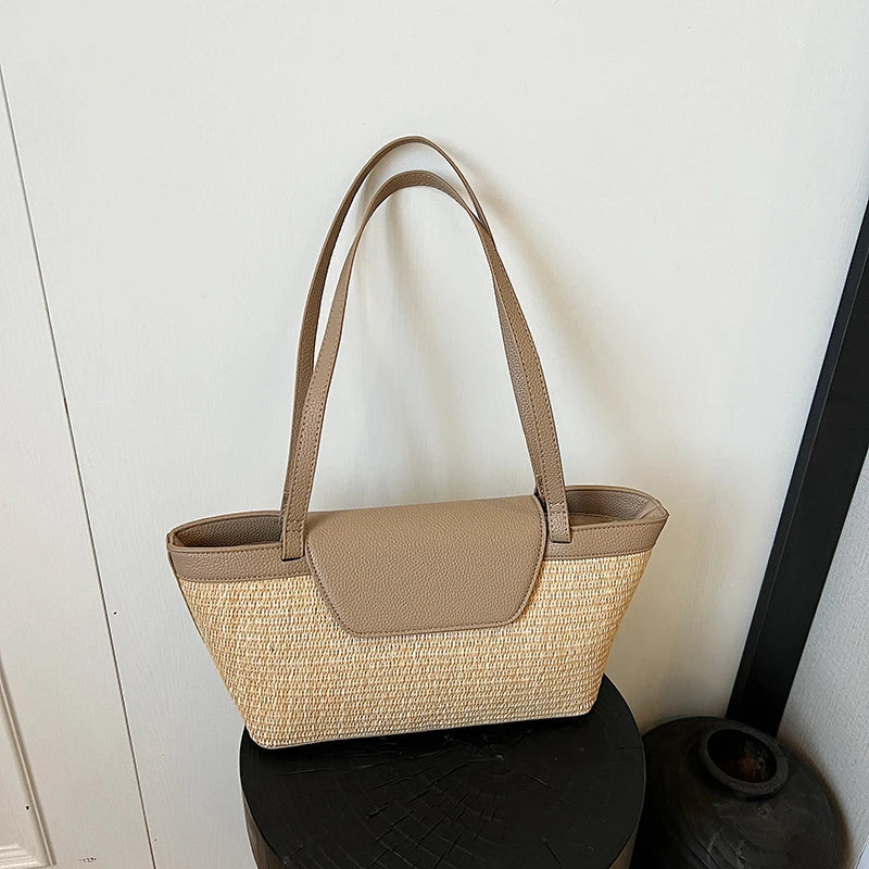Designer Patchwork Shoulder Bag for Women – Stylish & Spacious