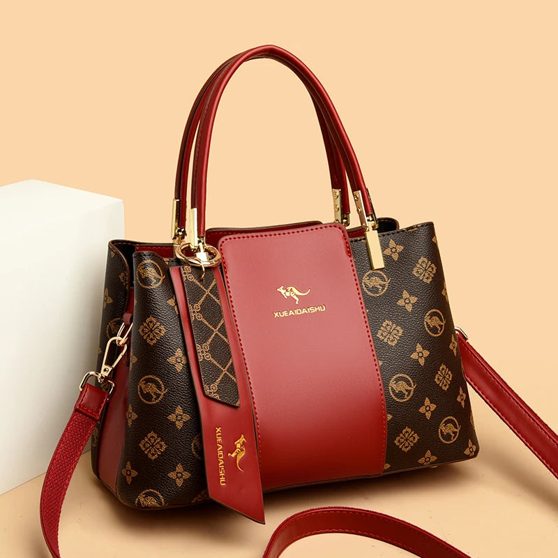 Designer Leather Handbag for Women – Spacious & Stylish Shoulder Bag