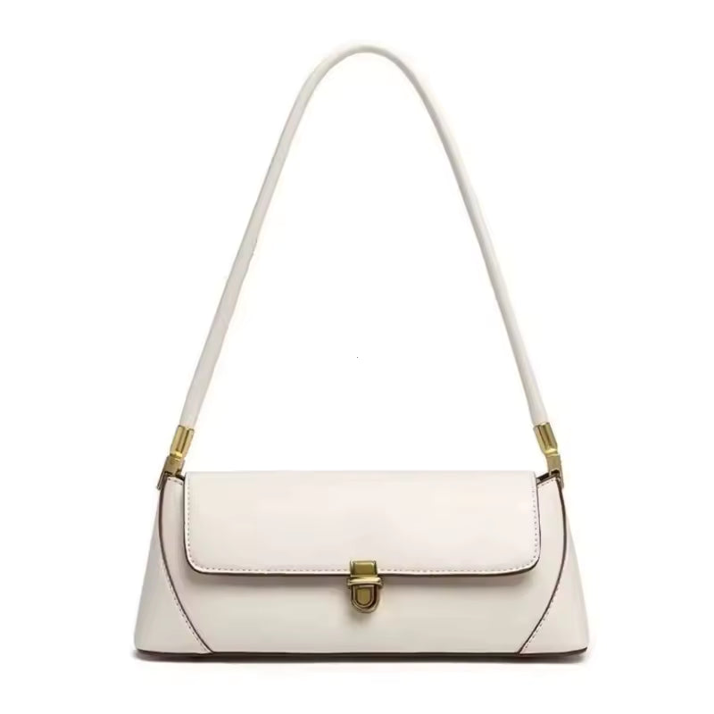 Elegant Retro Leather Shoulder Bag – Vintage Luxury for Women
