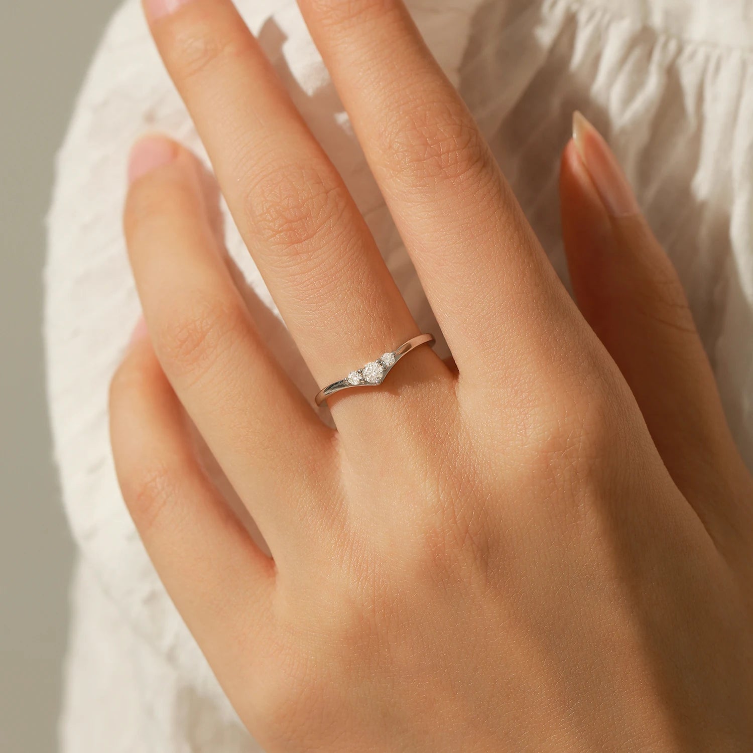 Elegant 925 Sterling Silver Eternity Moissanite Ring – Women’s Luxury Ring