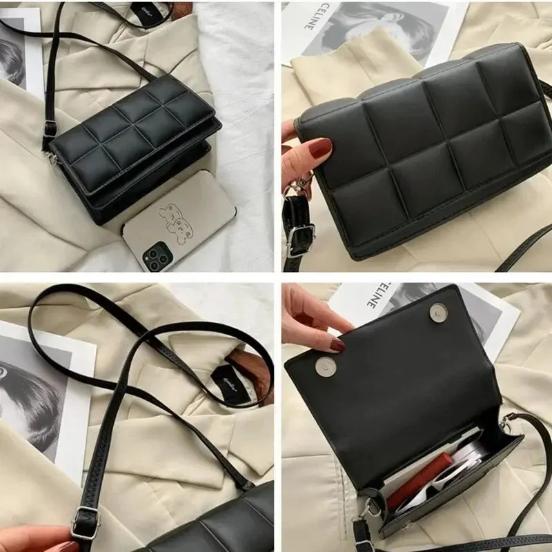 Elegant Designer Shoulder Bag – Compact Handbag for Women