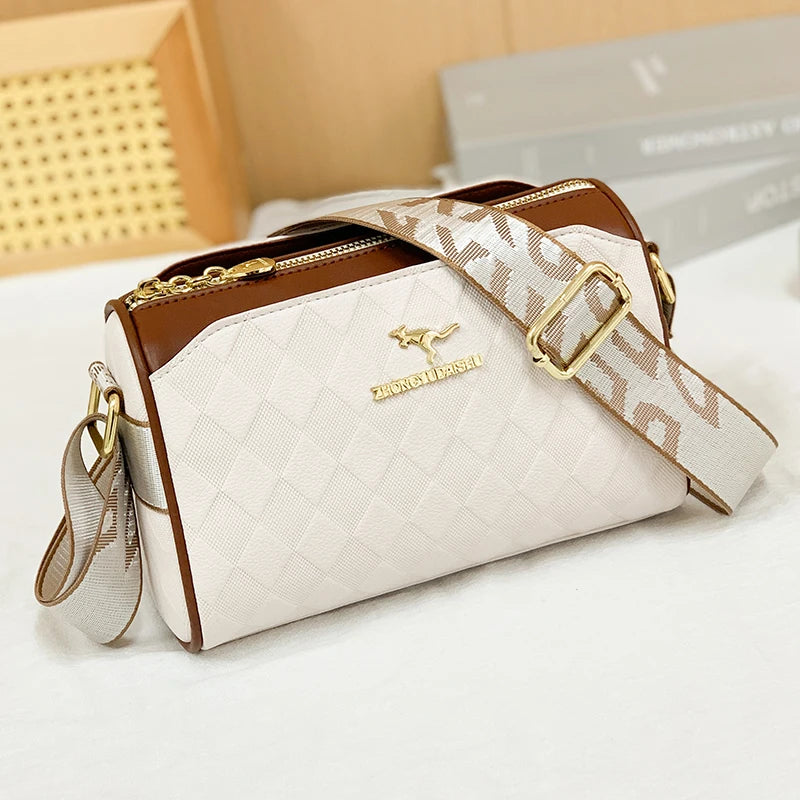 Elegant Checkered Crossbody Bag for Women – Designer-Inspired, High Quality Shoulder Purse