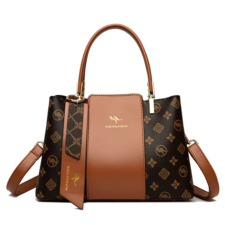 Designer Leather Handbag for Women – Spacious & Stylish Shoulder Bag