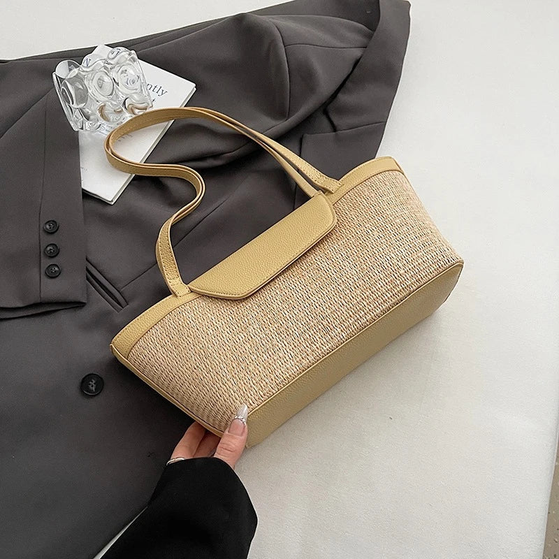 Designer Patchwork Shoulder Bag for Women – Stylish & Spacious