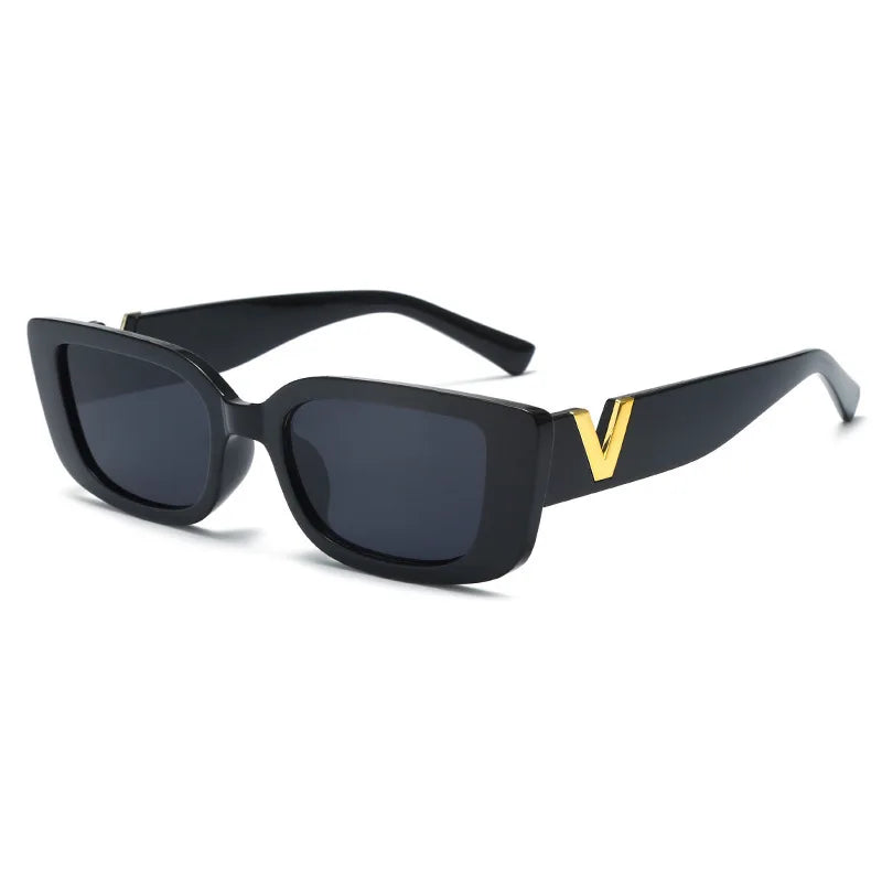 Retro Cool Small Frame Cat Eye Sunglasses for Women 2024 Luxury Sun Glasses Men Fashion Jelly Sunglasses with Metal Hinges