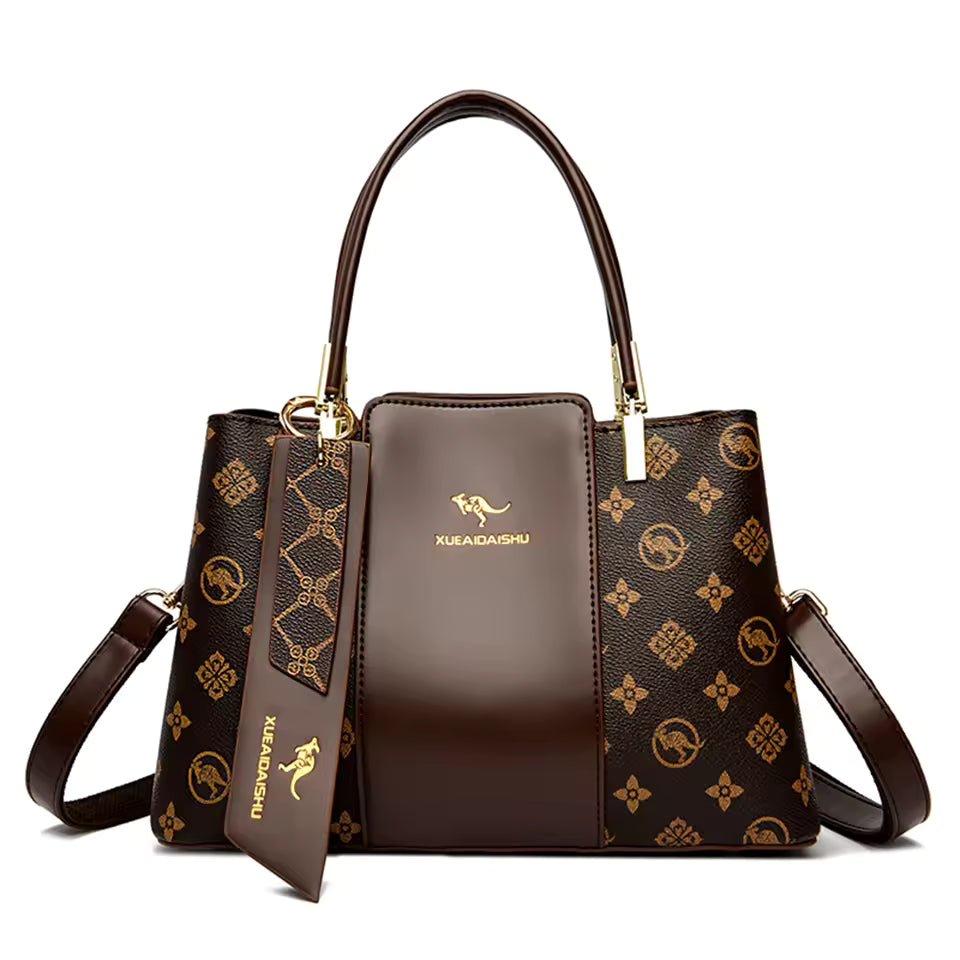 Designer Leather Handbag for Women – Spacious & Stylish Shoulder Bag
