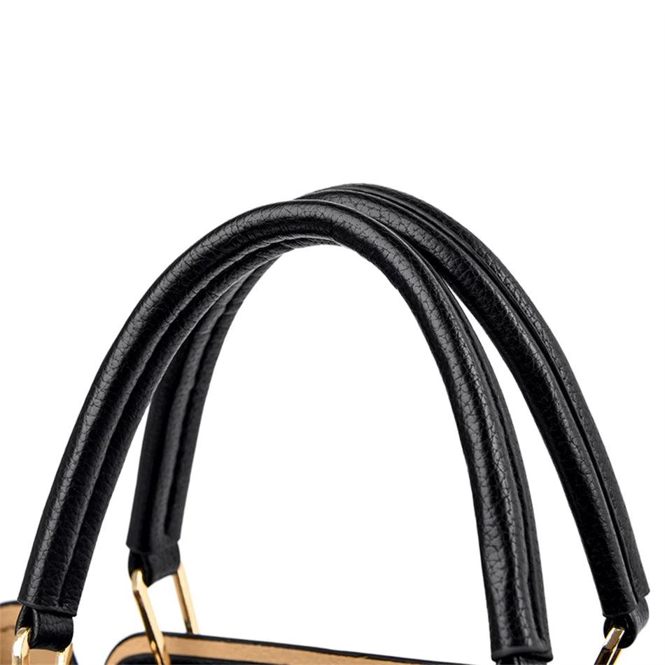 Premium Designer Shopper Bag – Leather Handbag with 3 Compartments