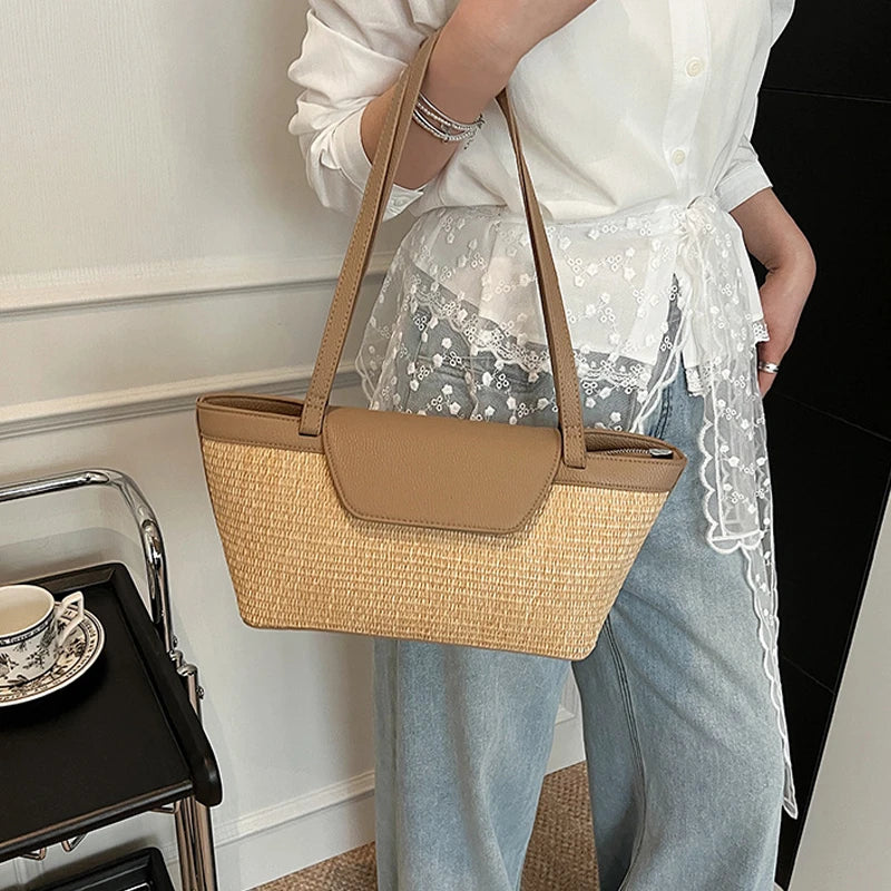 Designer Patchwork Shoulder Bag for Women – Stylish & Spacious