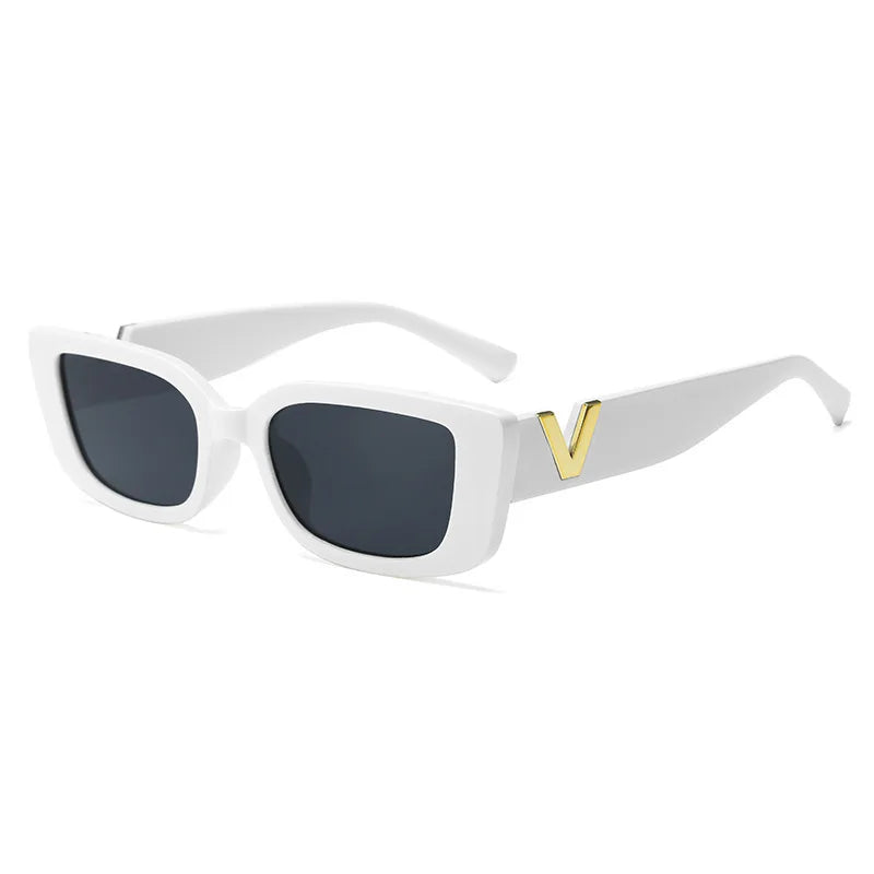 Retro Cool Small Frame Cat Eye Sunglasses for Women 2024 Luxury Sun Glasses Men Fashion Jelly Sunglasses with Metal Hinges