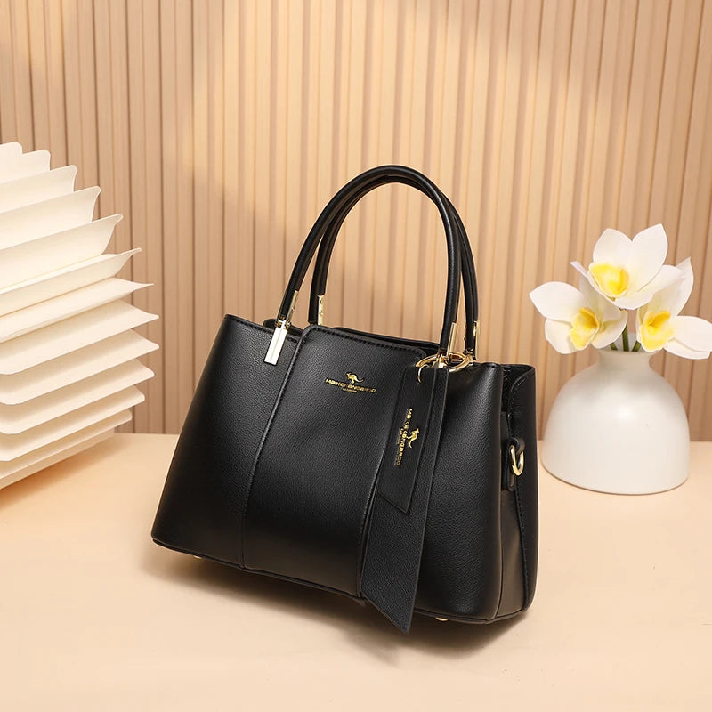 Designer Leather Handbag for Women – Spacious & Stylish Shoulder Bag