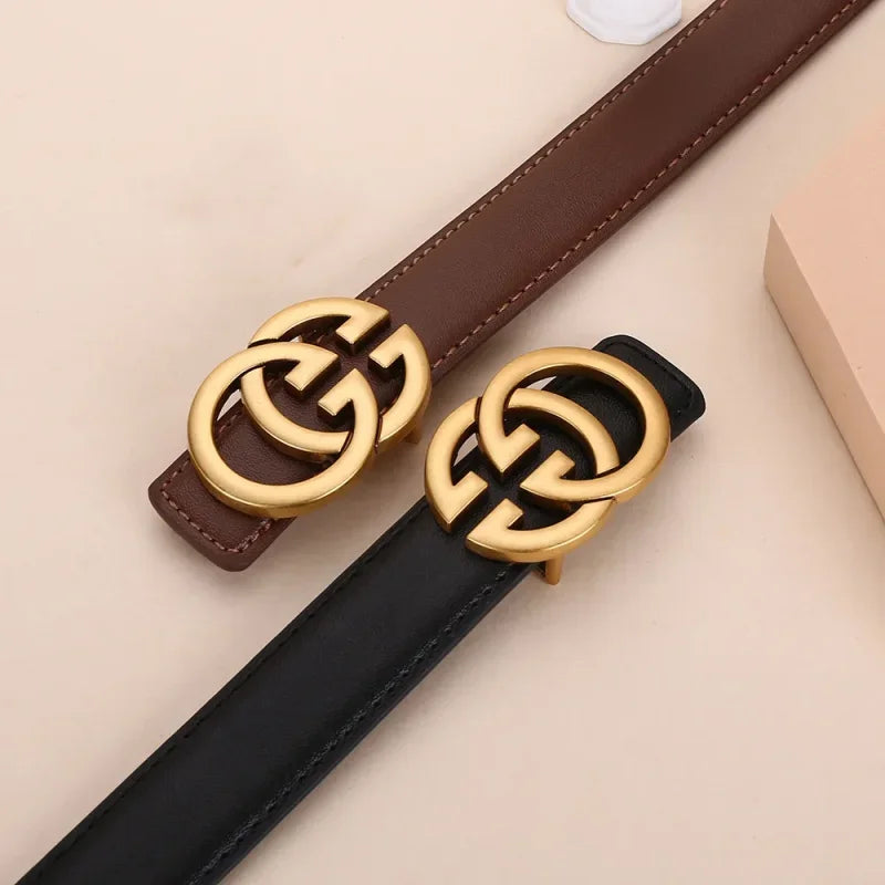 High-Quality Women's Belt – Stylish Alloy Buckle, Perfect for Business & Casual Looks