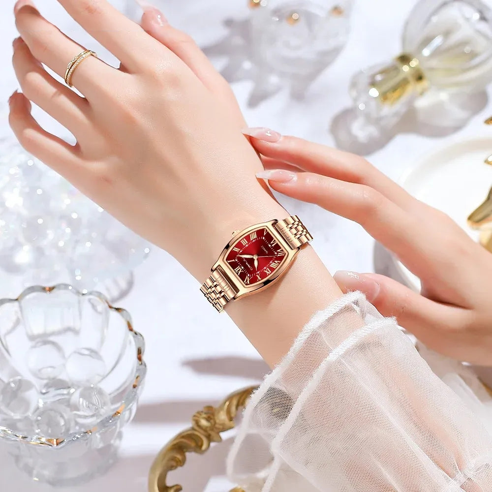 Ladies’ Square Steel Dress Watch – Sophisticated and Timeless