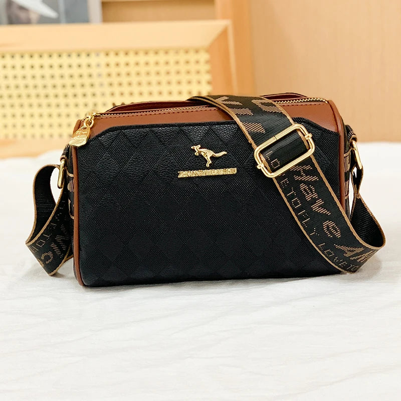 Elegant Checkered Crossbody Bag for Women – Designer-Inspired, High Quality Shoulder Purse