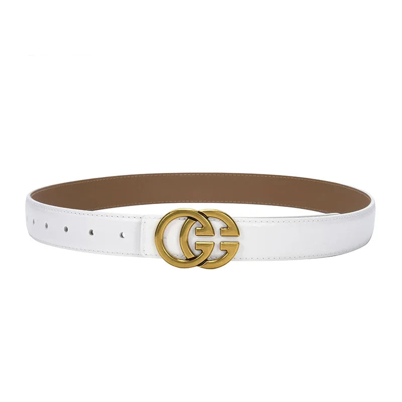 High-Quality Women's Belt – Stylish Alloy Buckle, Perfect for Business & Casual Looks