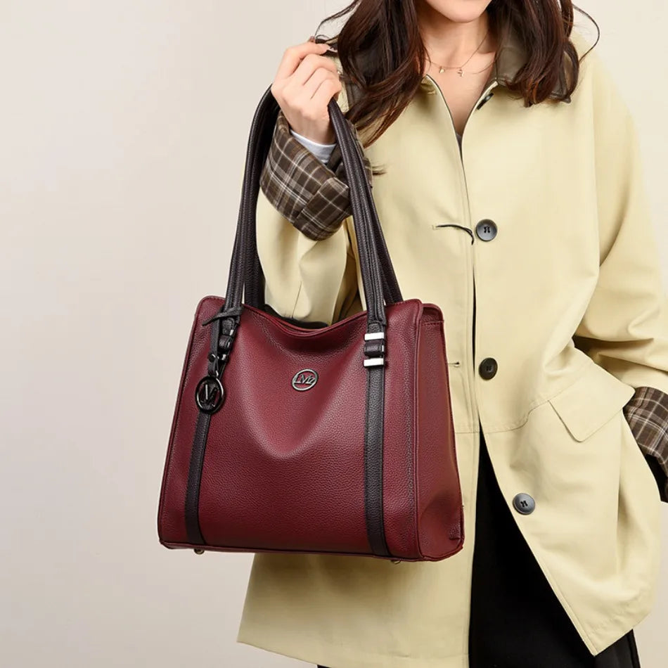 Soft Leather Women’s Tote – Chic & High-Quality Fashion Handbag