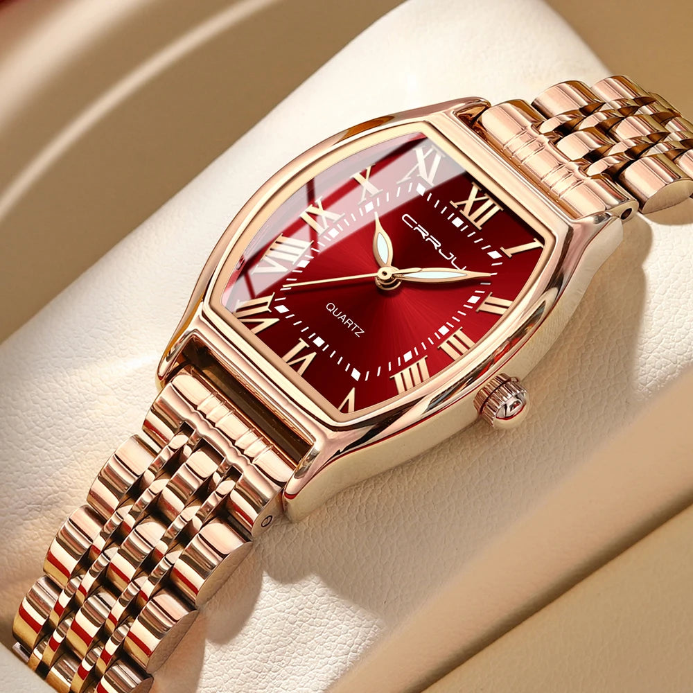 Ladies’ Square Steel Dress Watch – Sophisticated and Timeless