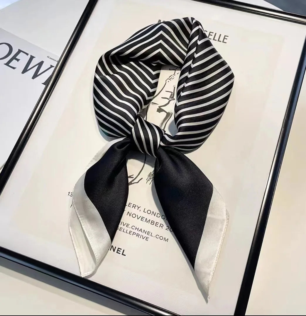 Fashion Satin Silk Scarf for Women – Head, Neck & Hair Accessory