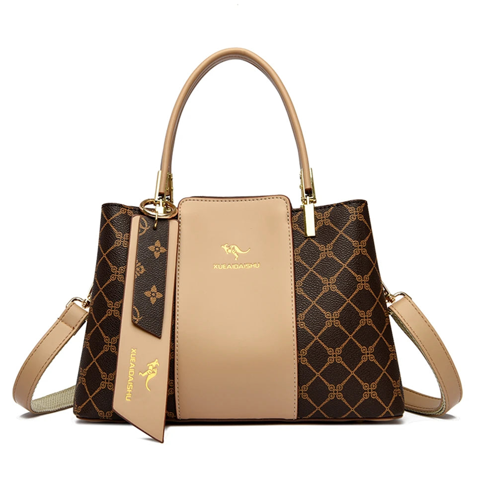 Designer Leather Handbag for Women – Spacious & Stylish Shoulder Bag