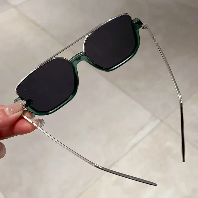 Luxury Oversized Polygonal Sunglasses – UV400 Punk Eyewear