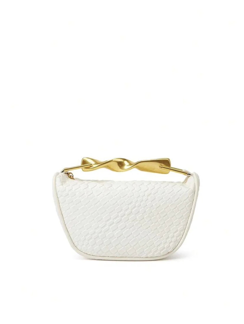 Chic Summer Straw Crossbody Bag – Half-Moon Woven Design for Stylish Women