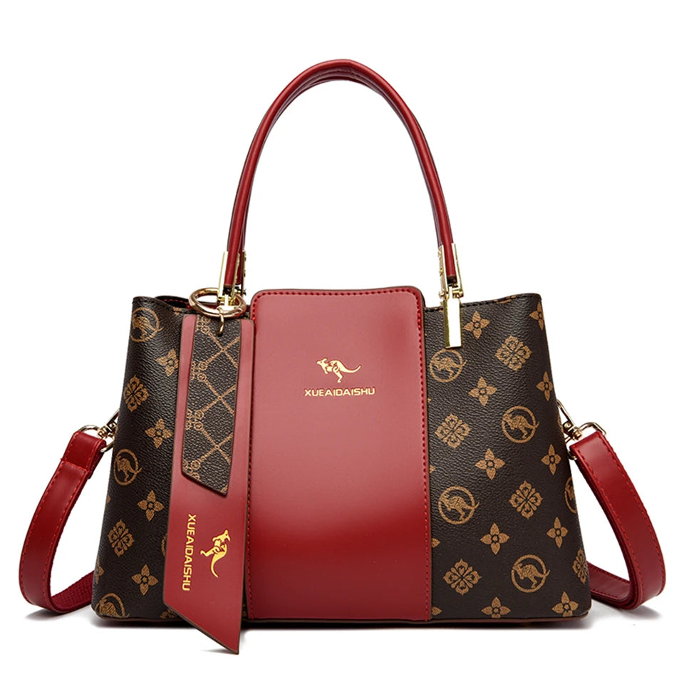 Designer Leather Handbag for Women – Spacious & Stylish Shoulder Bag
