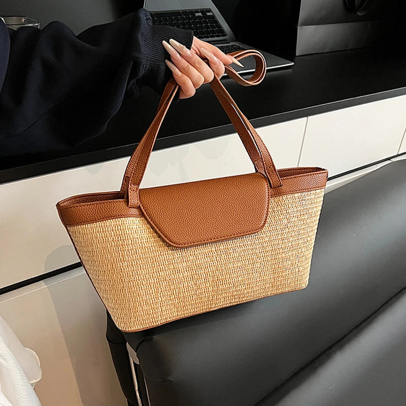 Designer Patchwork Shoulder Bag for Women – Stylish & Spacious