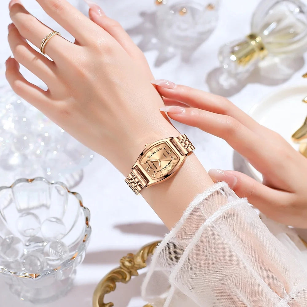 Ladies’ Square Steel Dress Watch – Sophisticated and Timeless